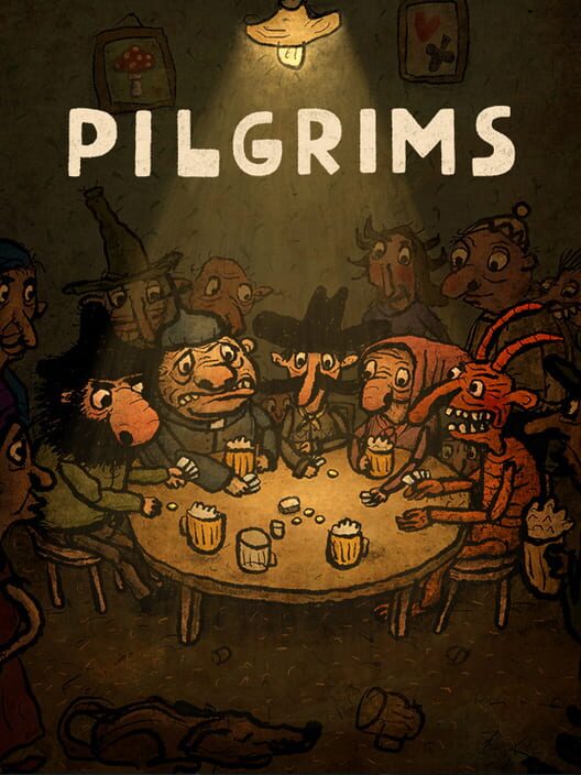 Copertina ufficiale di Pilgrims, avventura a carte di Amanita Design