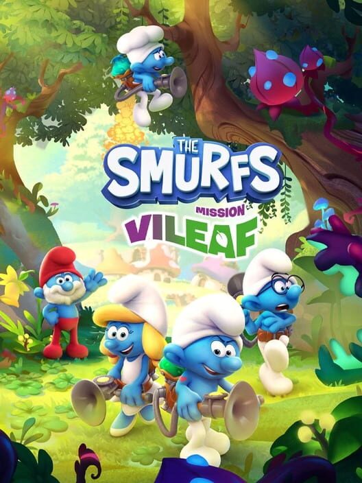 Copertina del videogioco The Smurfs: Mission Vileaf