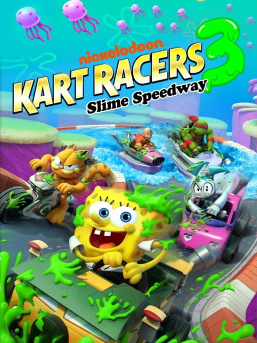 Immagine di copertina del videogioco Nickelodeon Kart Racers 3: Slime Speedway