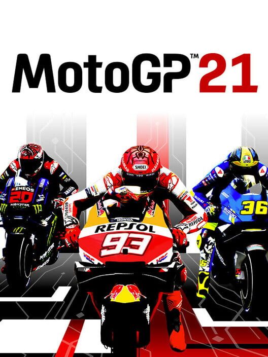 Copertina ufficiale del videogioco MotoGP 21.