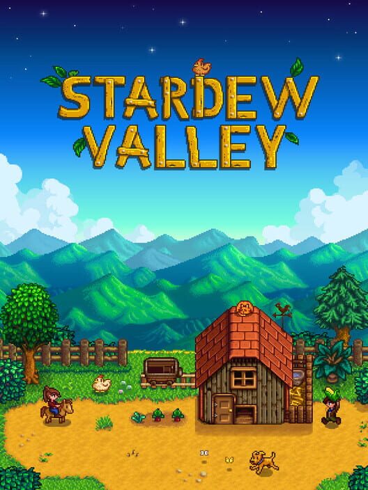 Copertina ufficiale del videogioco Stardew Valley.