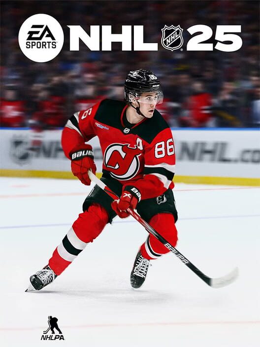 Copertina ufficiale del videogioco NHL 25.
