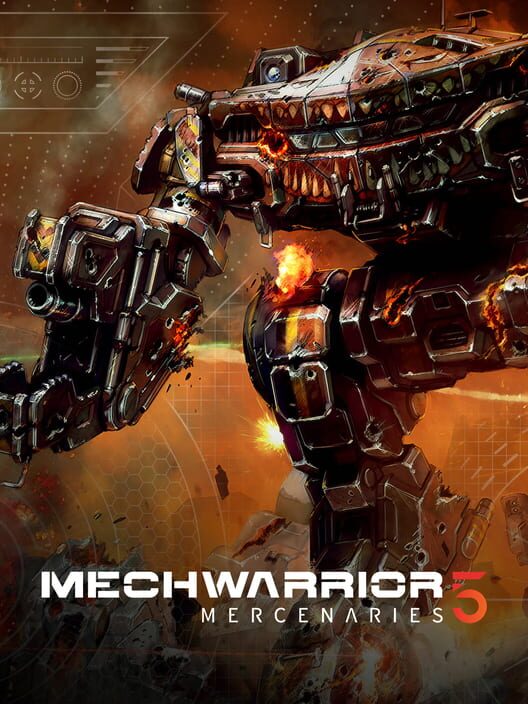Copertina ufficiale del videogioco MechWarrior 5: Mercenaries