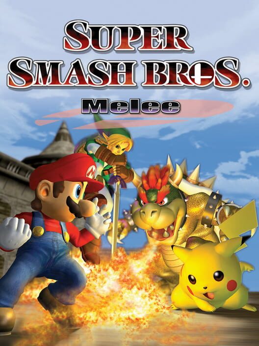 Copertina ufficiale del videogioco Super Smash Bros. Melee
