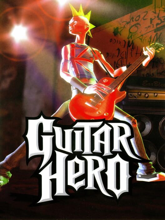 Copertina ufficiale del videogioco Guitar Hero