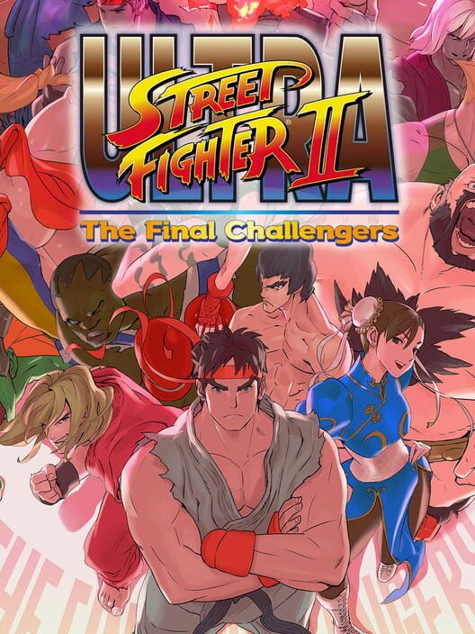 Copertina ufficiale del videogioco Ultra Street Fighter II: The Final Challengers.