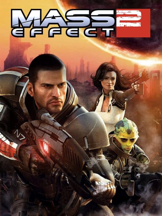 Immagine ufficiale di copertina del videogioco Mass Effect 2.