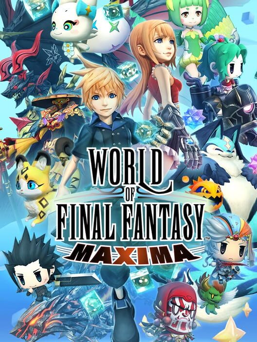 Copertina ufficiale del videogioco World of Final Fantasy: Maxima.