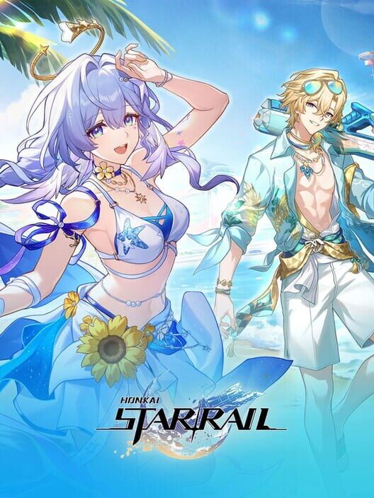 Copertina ufficiale del videogioco Honkai: Star Rail.