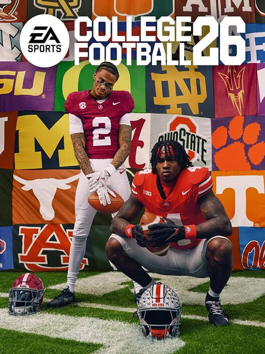 Copertina ufficiale del videogioco EA Sports College Football 26.