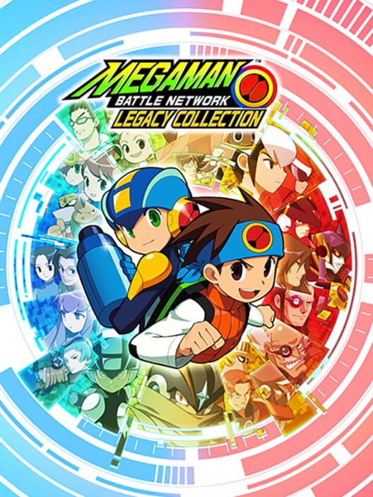 Copertina ufficiale della raccolta Mega Man Battle Network Legacy Collection