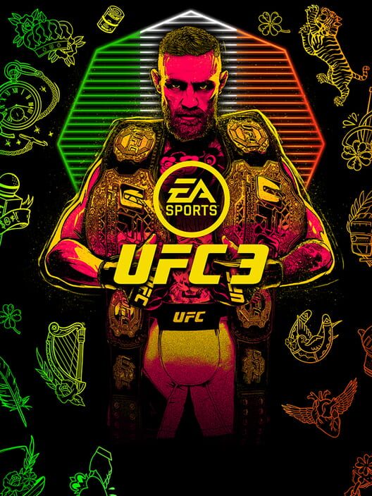 Copertina del videogioco EA Sports UFC 3 proveniente dal catalogo IGDB