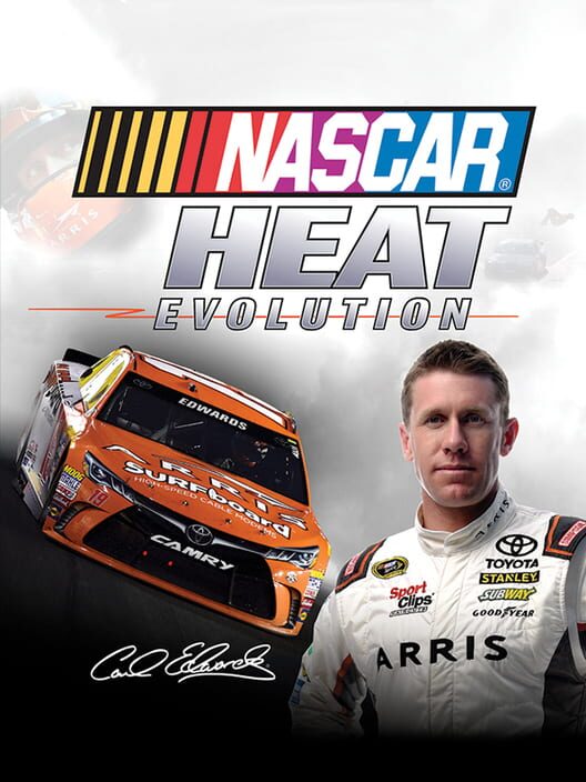 Copertina del videogioco NASCAR Heat Evolution