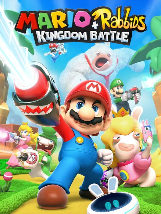 Copertina del videogioco Mario + Rabbids Kingdom Battle