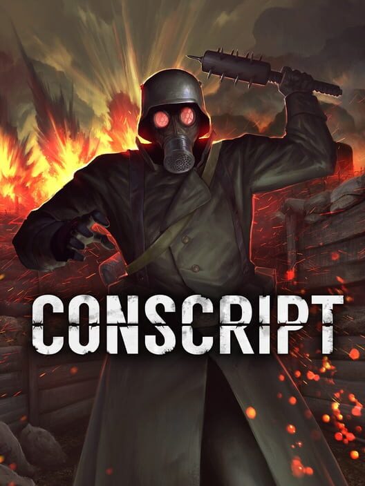 Copertina ufficiale del videogioco Conscript, immagine promozionale fornita dal servizio IGDB.