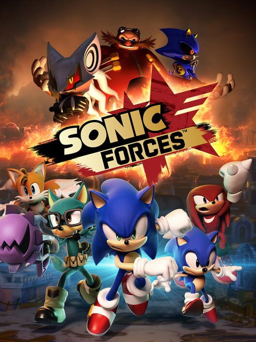 Copertina ufficiale del videogioco Sonic Forces