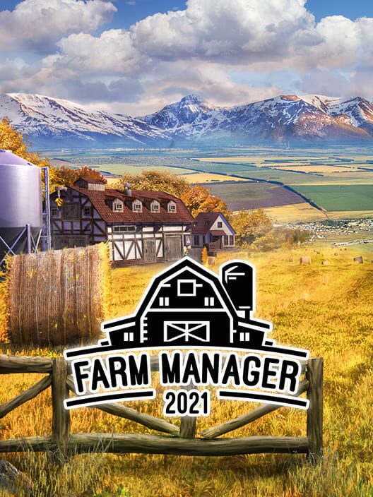 Copertina ufficiale del videogioco Farm Manager 2021.