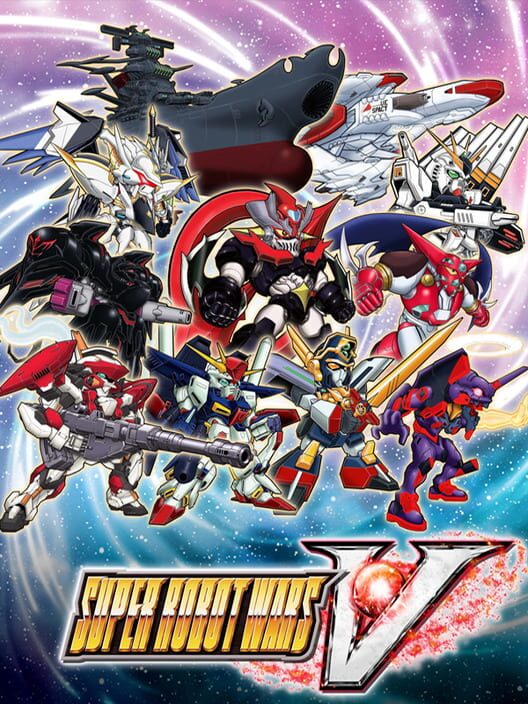 Copertina ufficiale del videogioco Super Robot Wars V.