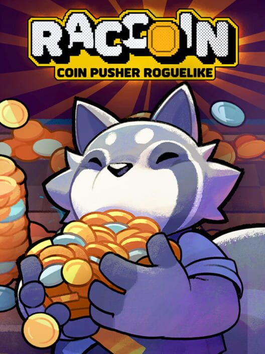 Copertina del videogioco Raccoin: Coin Pusher Roguelike.