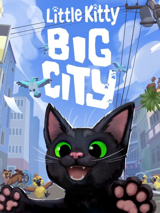 Copertina ufficiale del videogioco Little Kitty, Big City.
