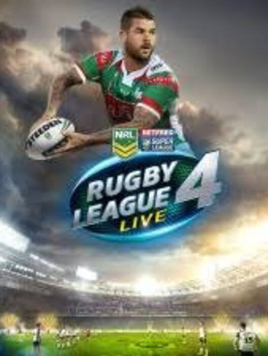 Copertina ufficiale del videogioco Rugby League Live 4