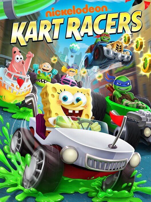 Copertina del videogioco Nickelodeon Kart Racers
