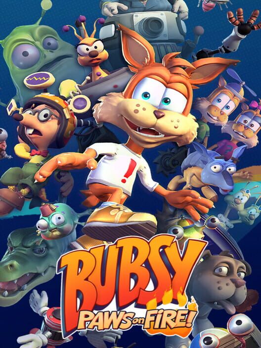 Copertina del videogioco Bubsy: Paws on Fire!