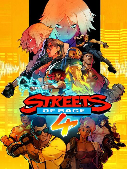 Copertina ufficiale del videogioco Streets of Rage 4