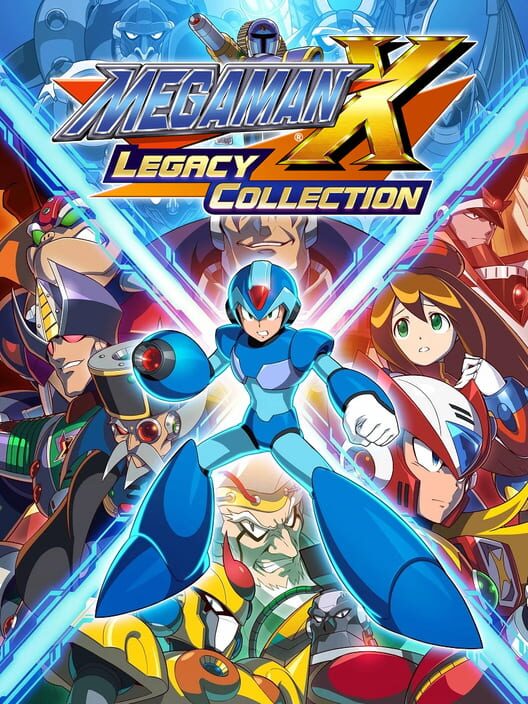 Immagine di copertina del videogioco Mega Man X Legacy Collection.