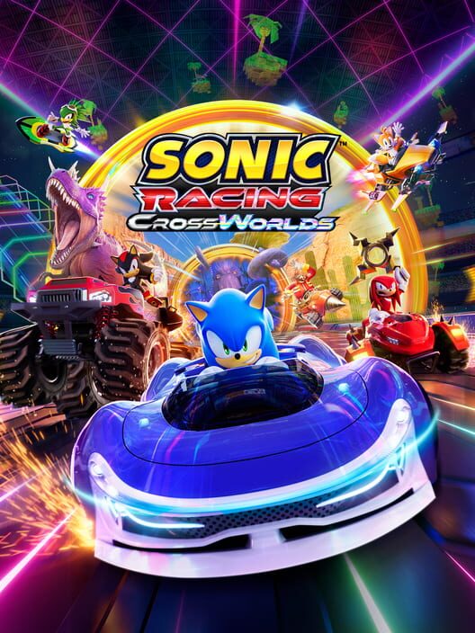Immagine ufficiale di copertina del videogioco Sonic Racing: CrossWorlds.