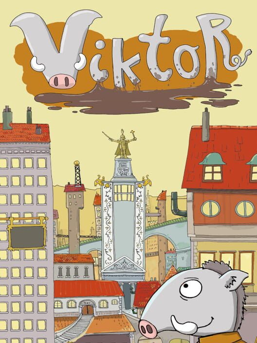 Copertina ufficiale del videogioco Viktor, a Steampunk Adventure