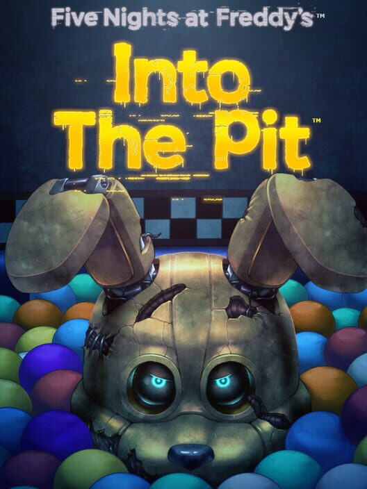 Copertina ufficiale del videogioco Five Nights at Freddy’s: Into the Pit, immagine promozionale fornita dal servizio IGDB.