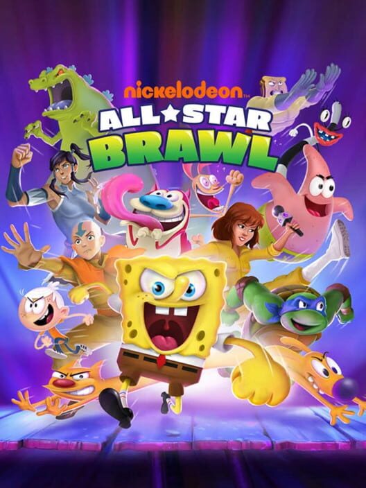 Copertina ufficiale del videogioco Nickelodeon All-Star Brawl