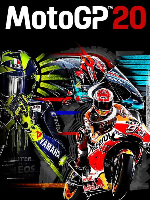 Copertina ufficiale del videogioco MotoGP 20
