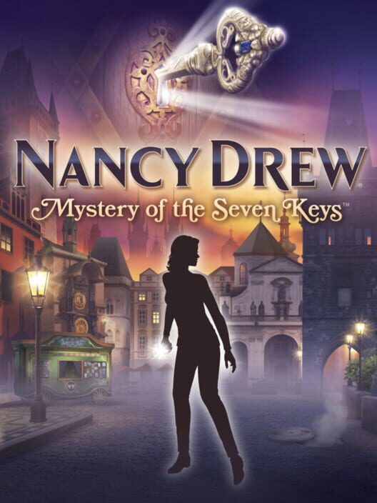 Copertina ufficiale del videogioco Nancy Drew: Mystery of the Seven Keys.