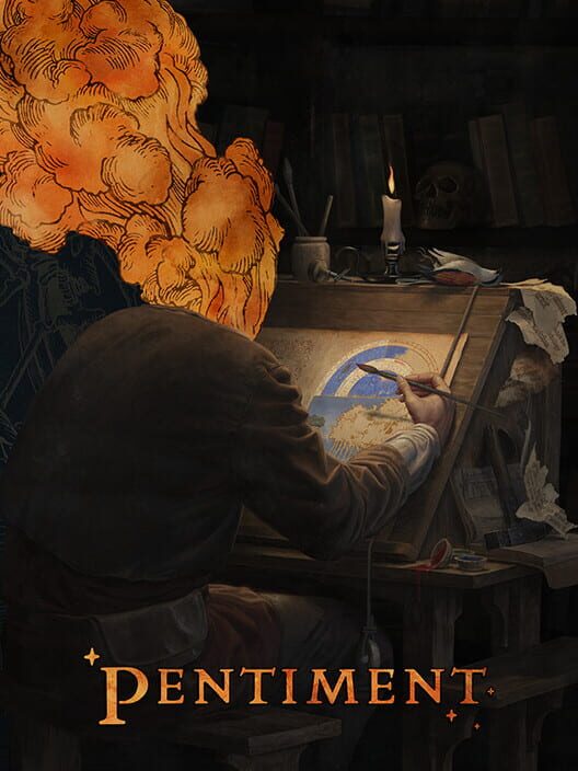Copertina ufficiale del videogioco Pentiment
