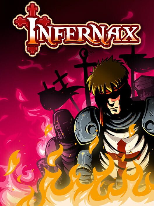 Copertina ufficiale del videogioco Infernax.