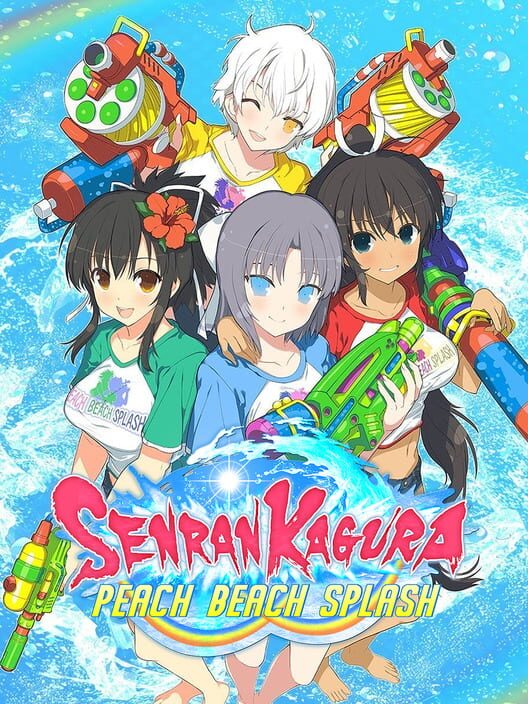 Copertina ufficiale del videogioco Senran Kagura: Peach Beach Splash