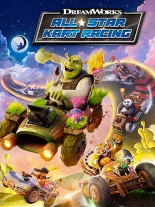 Copertina del videogioco DreamWorks All-Star Kart Racing.