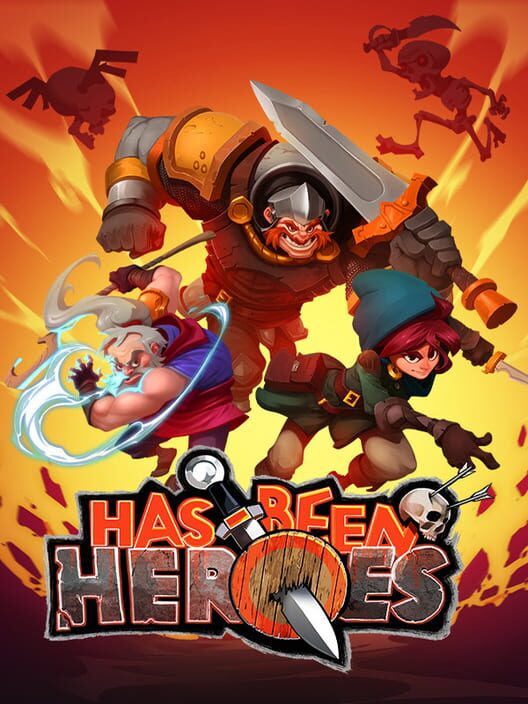 Copertina ufficiale del videogioco Has-Been Heroes.