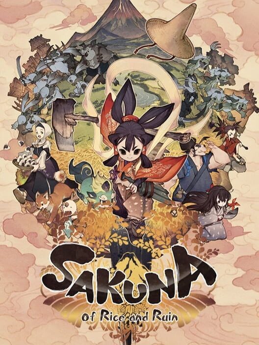Copertina ufficiale del videogioco Sakuna: Of Rice and Ruin
