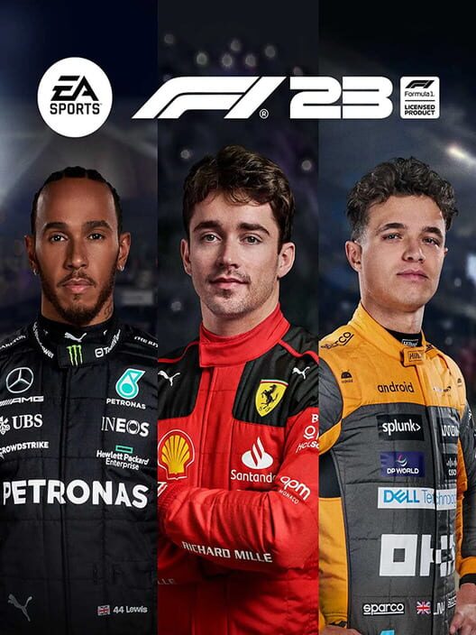 Copertina del videogioco F1 23