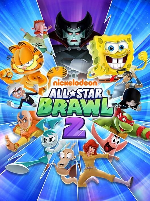 Copertina del videogioco Nickelodeon All-Star Brawl 2.