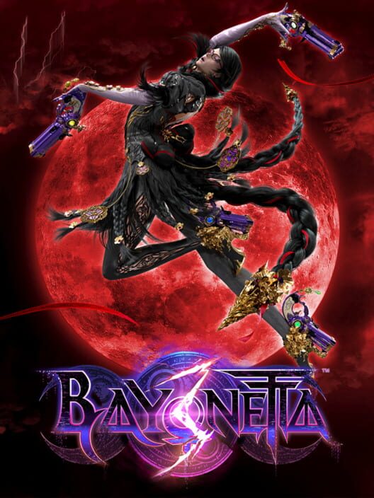 Copertina ufficiale del videogioco Bayonetta 3.