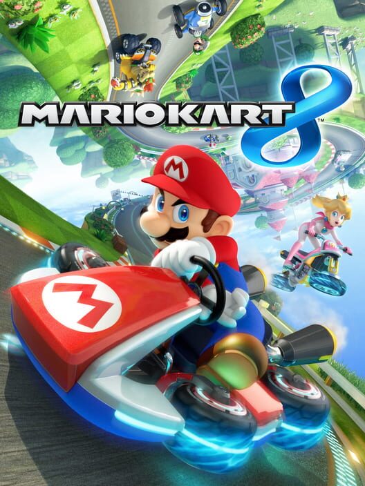 Copertina ufficiale del videogioco Mario Kart 8
