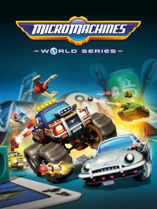 Copertina ufficiale del videogioco Micro Machines World Series.