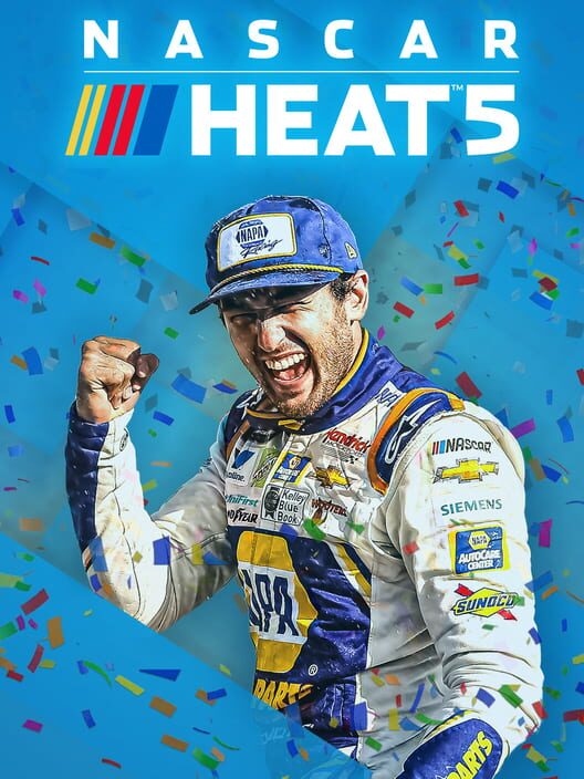 Copertina ufficiale del videogioco NASCAR Heat 5.