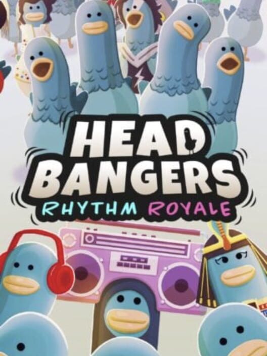 Copertina del videogioco Headbangers: Rhythm Royale.