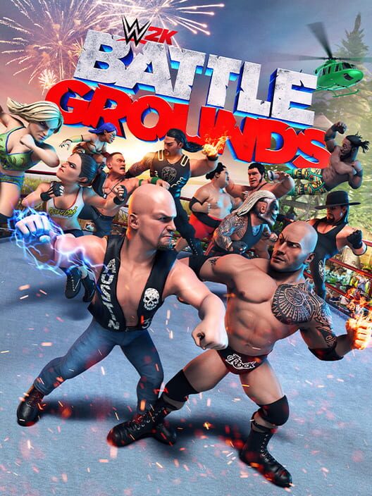 Immagine di copertina del videogioco WWE 2K Battlegrounds