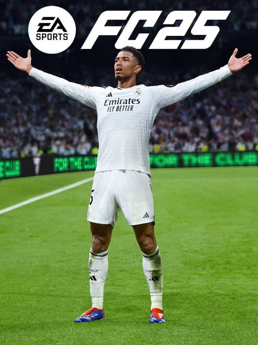 Copertina ufficiale del videogioco EA Sports FC 25.